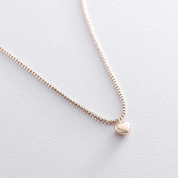 Золоте кольє "Сердечко" кол01151 від ювелірного магазину Онікс