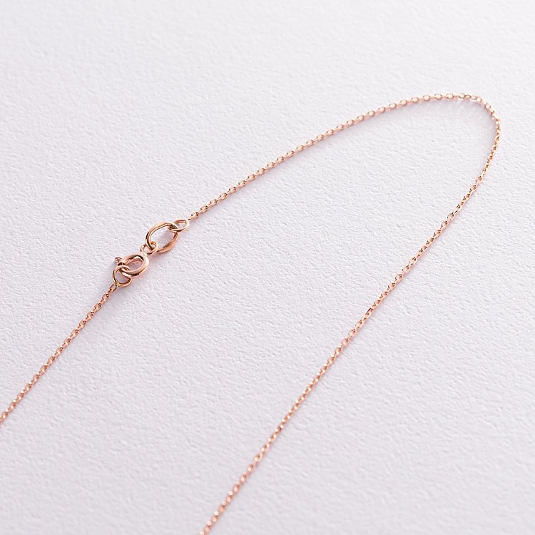 Колье "Минимализм" в красном золоте кол01984 от ювелирного магазина Оникс - 4