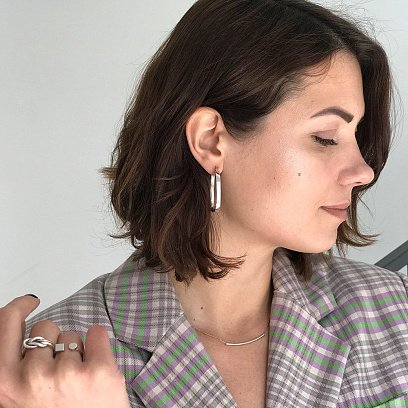 Срібний перстень "Вузол" 112142 №3