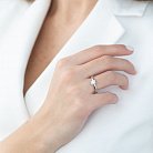 Золотое кольцо с бриллиантами кб0123lg от ювелирного магазина Оникс - 3