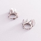 Срібні сережки - кільця "Монетки" 123195 от ювелирного магазина Оникс - 3