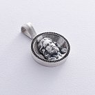 Серебряный кулон "Лик Иисуса Христа" 1150 от ювелирного магазина Оникс - 5