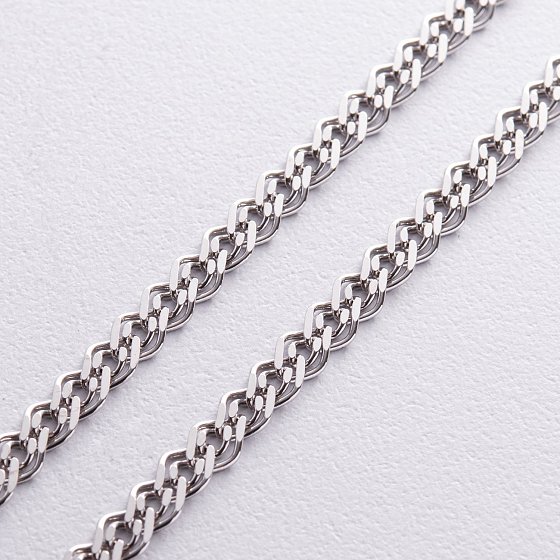 Серебряная цепочка (плетение Нонна) р010672 №2
