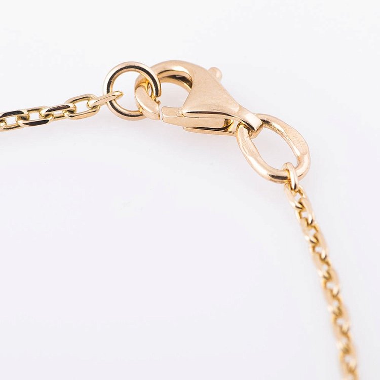 Золотий браслет "Конюшина" б02757 від ювелірного магазину Онікс - 2