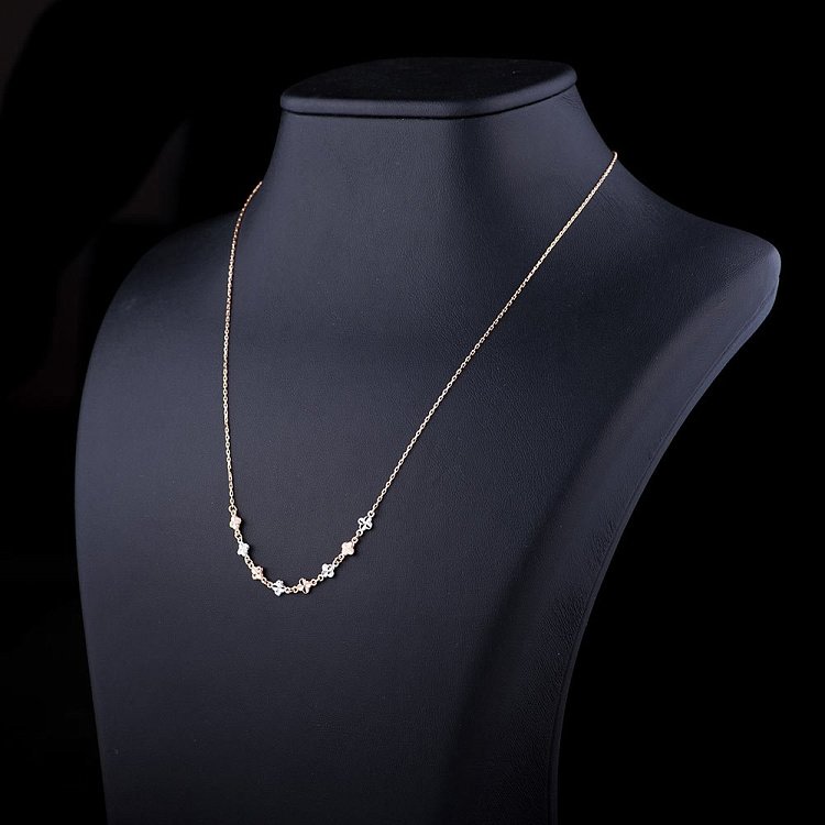 Золоте кольє "Конюшина" кол01040 від ювелірного магазину Онікс - 1