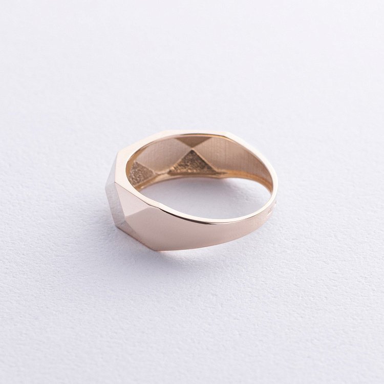 Кольцо "Совершенство" в желтом золоте к07997 от ювелирного магазина Оникс - 4