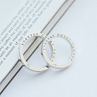 Серебряное кольцо ручной работы "Счастье" с фианитом 112125 от ювелирного магазина Оникс - 11
