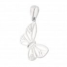 Срібний кулон "Метелик" (фіаніт) 132770 от ювелирного магазина Оникс - 1
