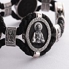 Срібний браслет "Господь Вседержитель. Образи святих" (ебенове дерево) 626 от ювелирного магазина Оникс - 7