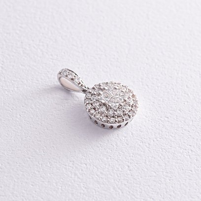 Золота підвіска з діамантами п167