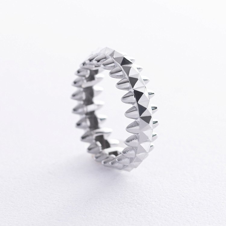 Каблучка в білому золоті к07619 від ювелірного магазину Онікс