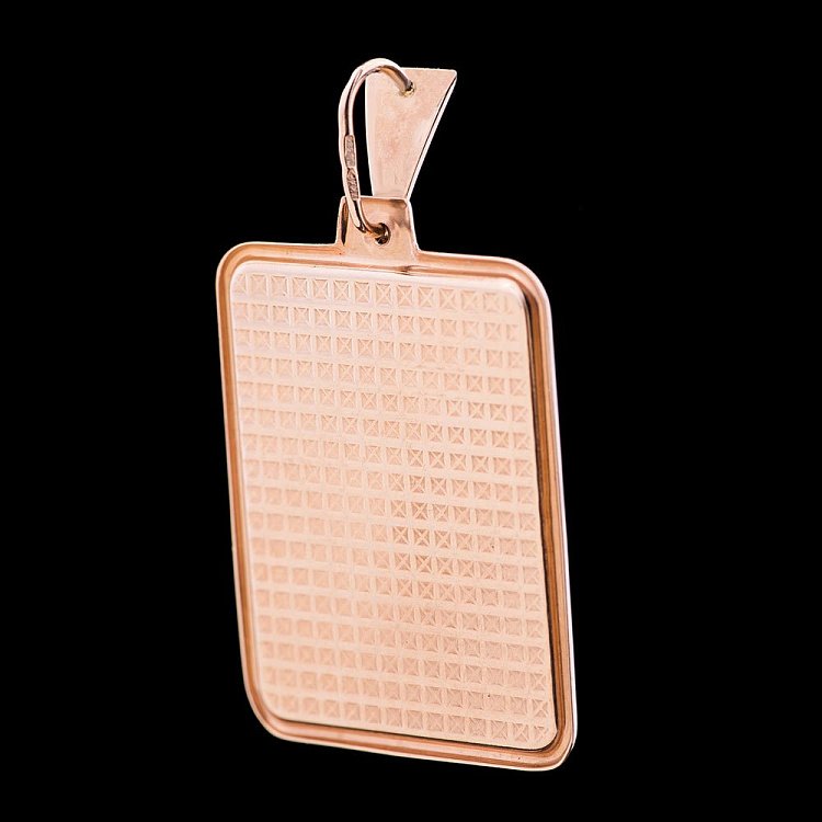 Золота ладанка "Володимирська" п00106мб від ювелірного магазину Онікс - 1