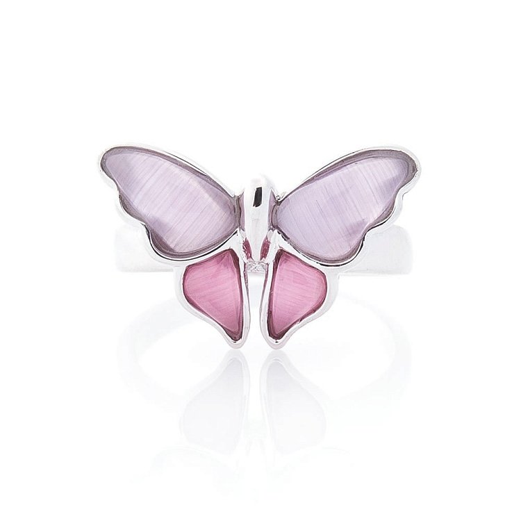 Срібна каблучка "Метелик" (ім.улексит) 112105 від ювелірного магазину Онікс - 2