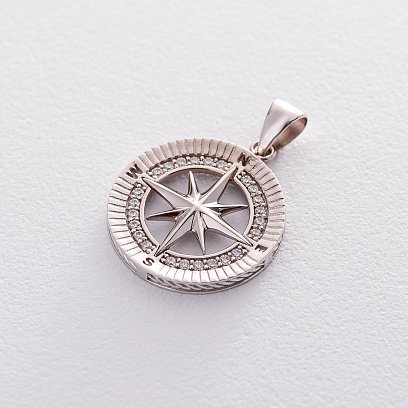 Золотий кулон "Роза вітрів" п03330