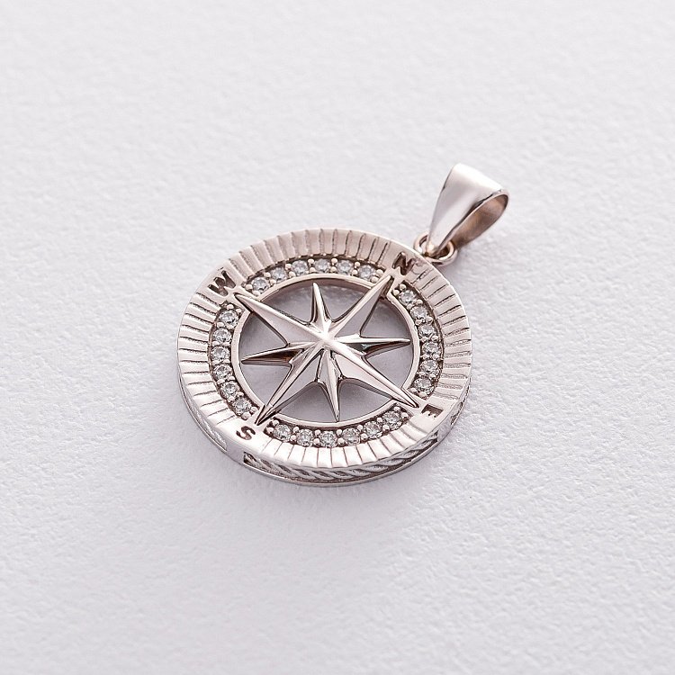 Золотий кулон "Роза вітрів" п03330 від ювелірного магазину Онікс