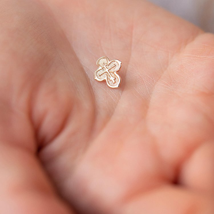 Дитячий золотий хрестик п03674 від ювелірного магазину Онікс - 2