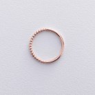 Шариковое кольцо "Одри" в красном золоте к07596 от ювелирного магазина Оникс