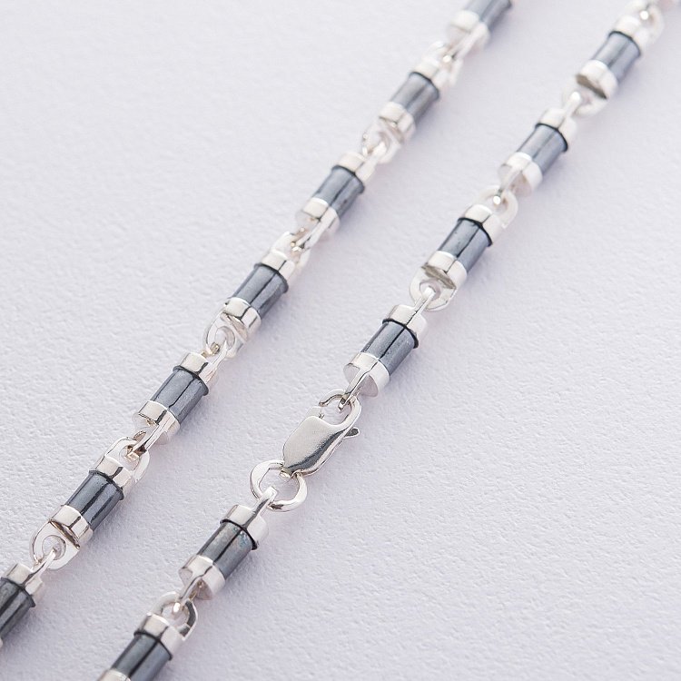 Чоловічий срібний ланцюжок 15151 від ювелірного магазину Онікс - 1