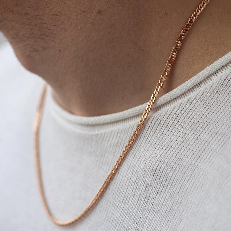 Ланцюжок золотий панцирне плетіння (3.5 мм) ц00490-3,5 від ювелірного магазину Онікс - 3