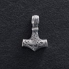 Серебряная подвеска "Молот Тора" 133241 от ювелирного магазина Оникс