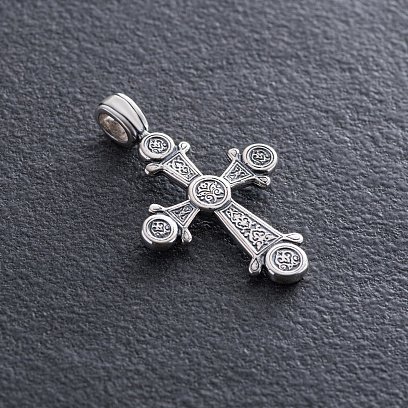 Православный крест "Хризма"  (чернение) 13536 №2