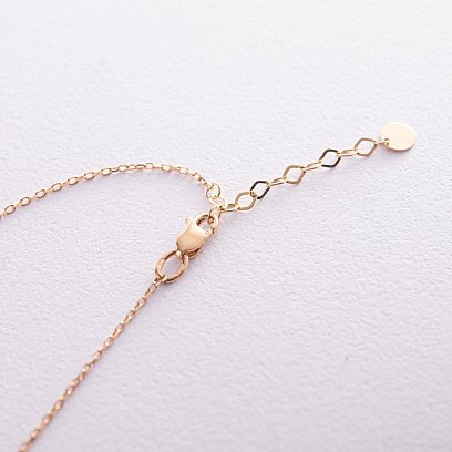 Подвійне кольє "Монетки" з жовтого золота кол01874 №7