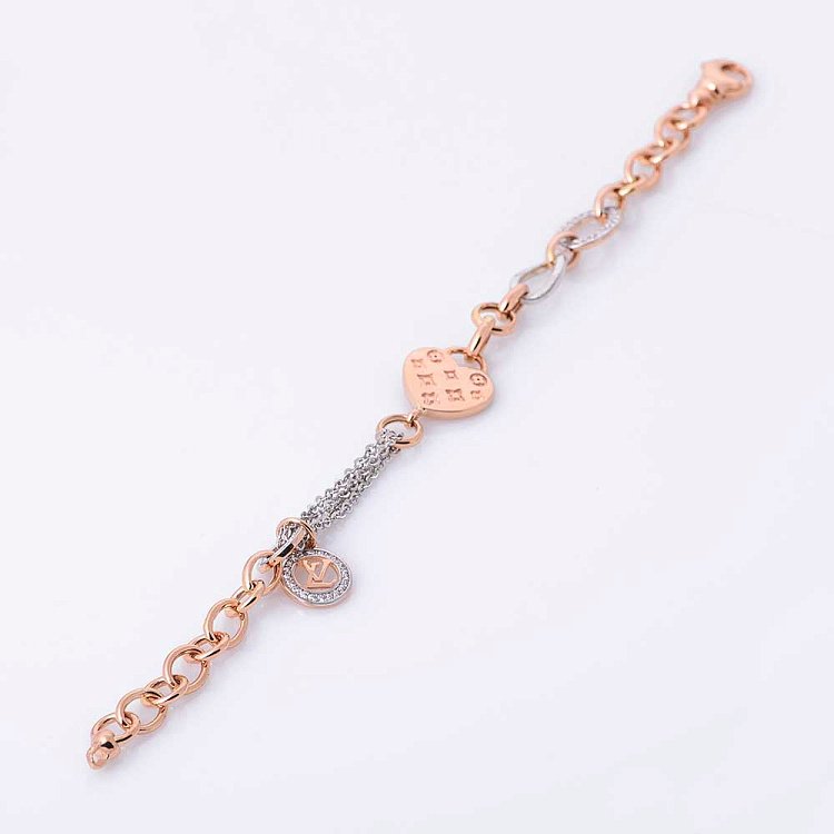 Золотий браслет з фіанітами б02402 від ювелірного магазину Онікс - 1