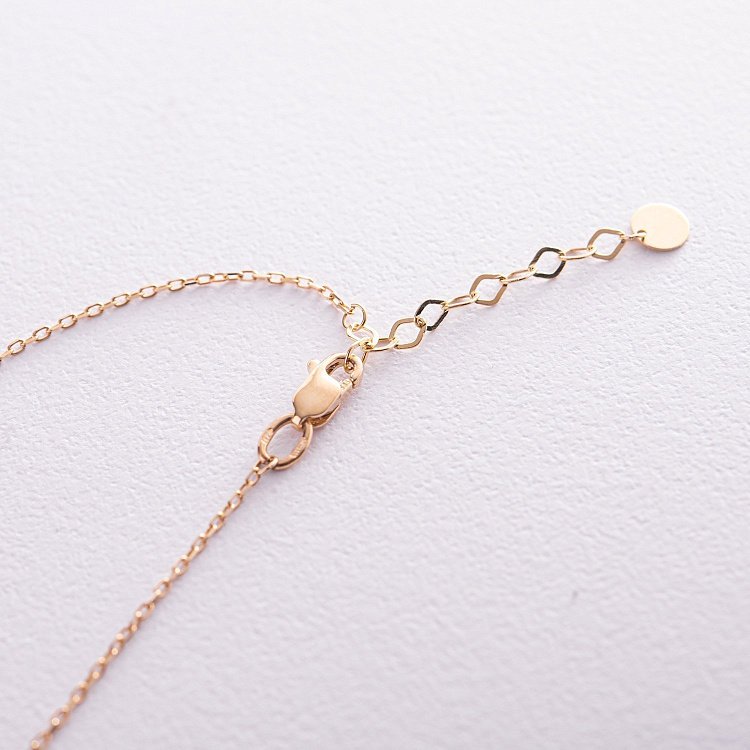 Подвійне кольє "Монетки" з жовтого золота кол01874 від ювелірного магазину Онікс - 7