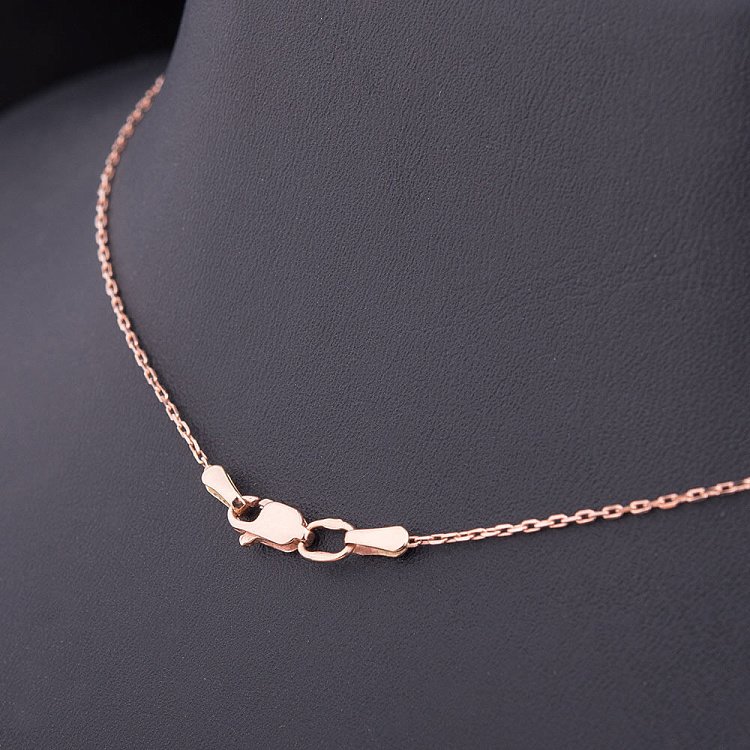 Золоте кольє "Панда" з фіанітами кол00332 від ювелірного магазину Онікс - 2