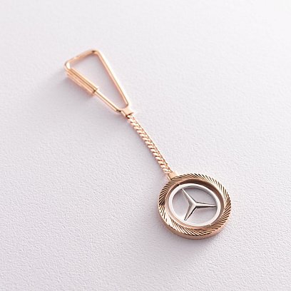 Золотий брелок "Mercedes-Мерседес" бр00032