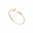Золотое кольцо в стиле минимализм к05486 от ювелирного магазина Оникс