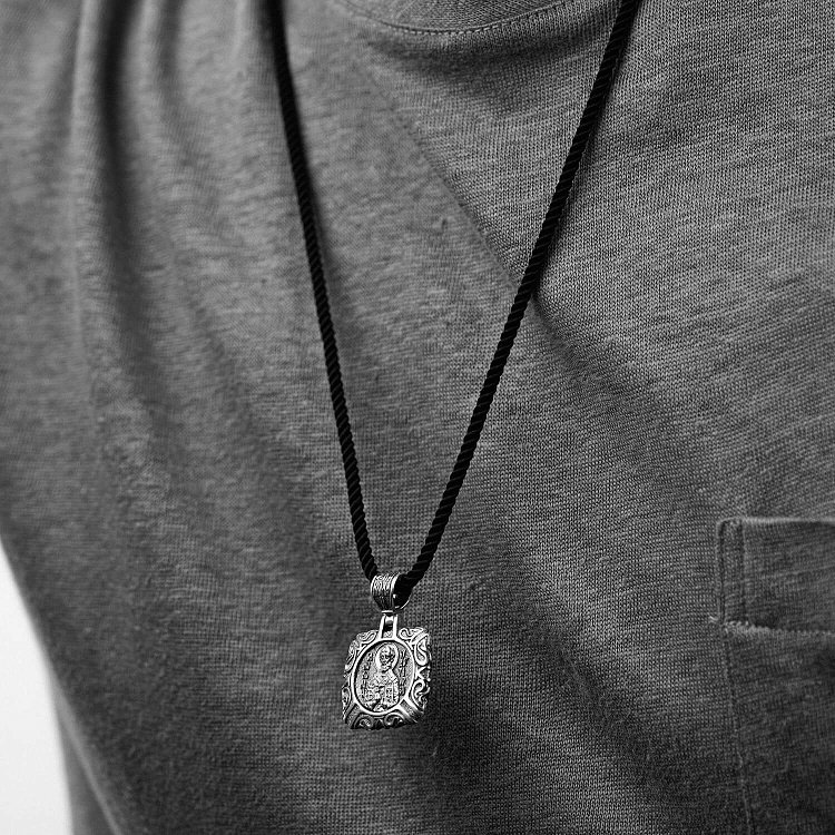 Срібна ладанка "Святий Миколай Чудотворець" 133106 від ювелірного магазину Онікс - 1