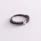 Золотое кольцо с бриллиантами кб0260ar от ювелирного магазина Оникс - 3