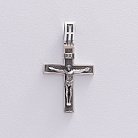 Срібний хрест "Розп'яття. Спаси і Збережи" 1174 от ювелирного магазина Оникс