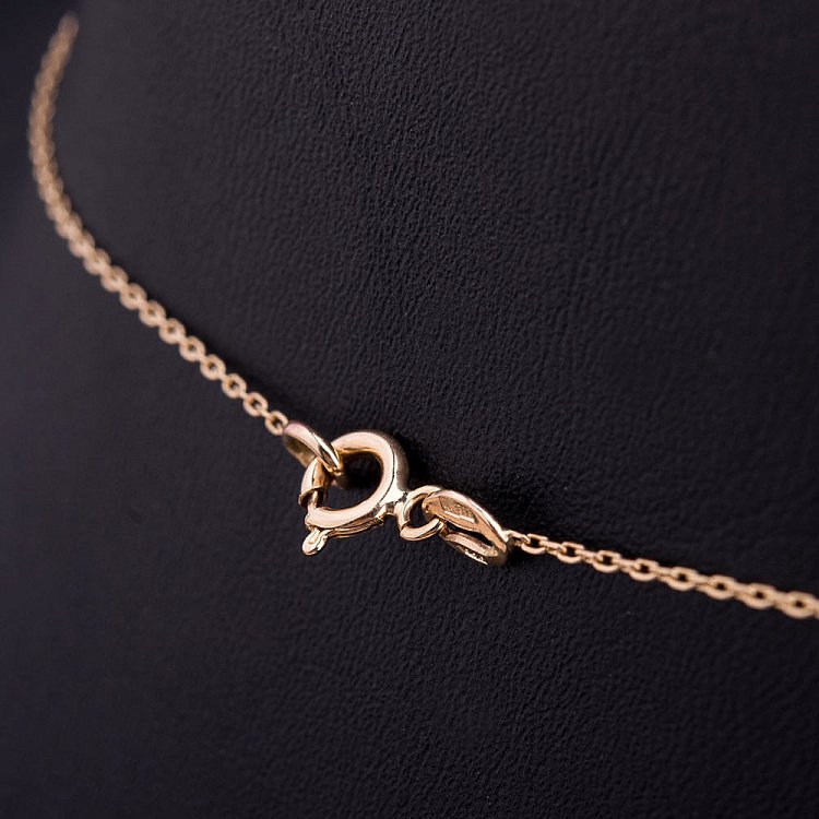 Золоте кольє з фіанітами кол00768 від ювелірного магазину Онікс - 4