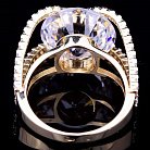 Золотое женское кольцо к02412 от ювелирного магазина Оникс - 2