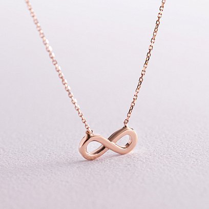 Золоте кольє "Нескінченність" кол02318