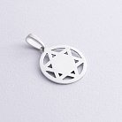 Серебряная подвеска "Звезда Давида" 13019а от ювелирного магазина Оникс - 1