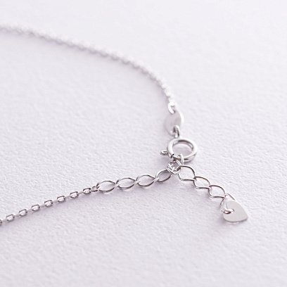 Золотое колье "Звездочка" с фианитами кол01393 №5