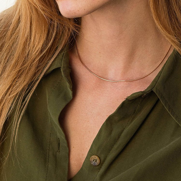 Золотий ланцюжок плетіння Снейк (1.5 мм) ц00003-1.5 від ювелірного магазину Онікс - 1