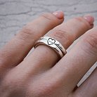 Серебряное кольцо для гравировки 112697 от ювелирного магазина Оникс - 1