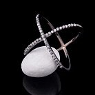 Серебряное кольцо с фианитами 111824 от ювелирного магазина Оникс - 2
