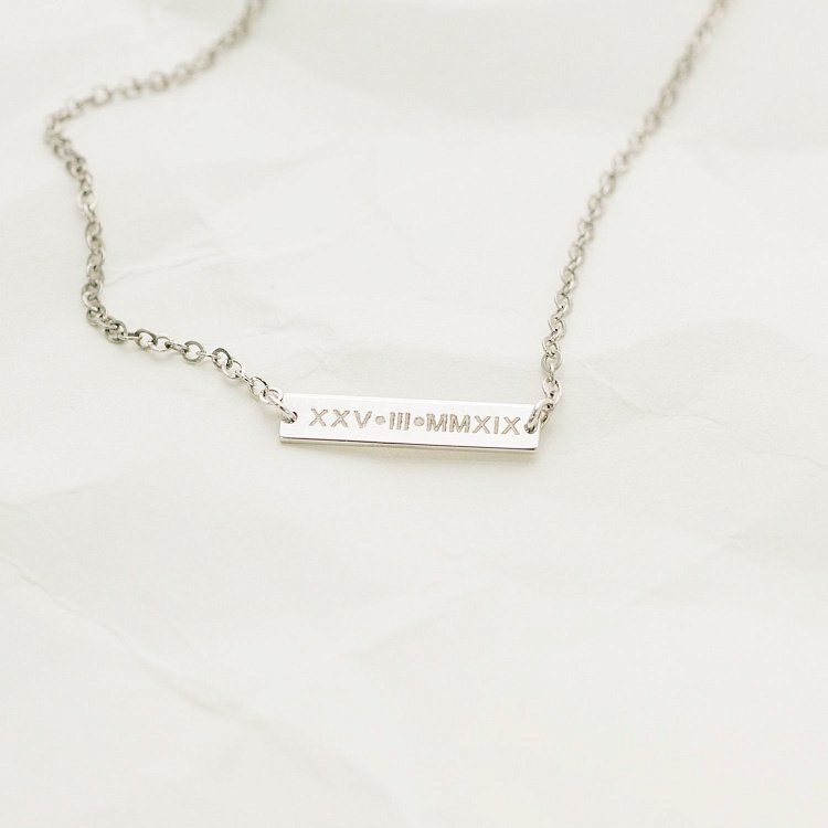 Срібний браслет "Важлива дата" з гравіюванням 2075д від ювелірного магазину Онікс - 5