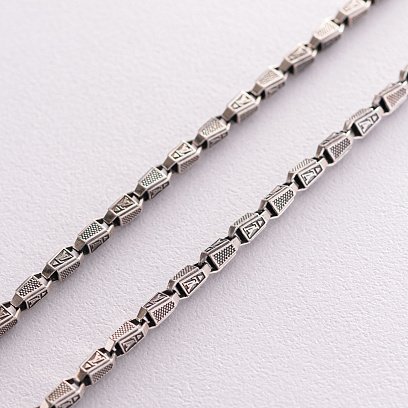 Чоловічий срібний ланцюжок Ц0037ч №2