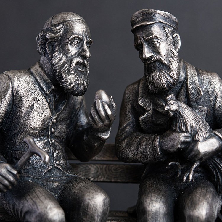 Серебряная фигура ручной работы 23129 от ювелирного магазина Оникс - 1