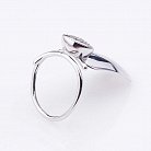 Серебряное кольцо "Ноготь"с фианитами 111361 от ювелирного магазина Оникс - 2