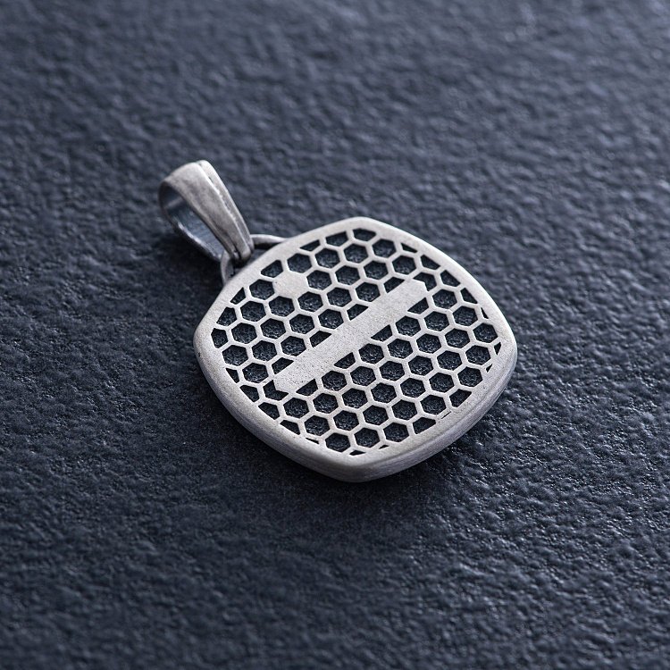 Срібний кулон "Георгій Переможець" (можливе гравіювання) 133189 від ювелірного магазину Онікс - 5