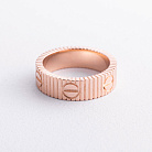 Каблучка "Love" у червоному золоті к08422 от ювелирного магазина Оникс