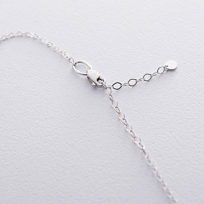 Кольє Монетки в білому золоті кол01555 №3