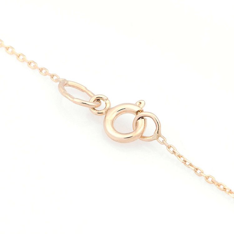 Золоте кольє "Сердечко з фіанітом" кол01105 від ювелірного магазину Онікс - 1